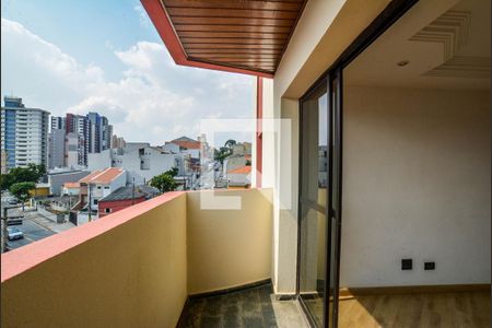 Varanda da Sala de apartamento para alugar com 3 quartos, 120m² em Parque das Nações, Santo André