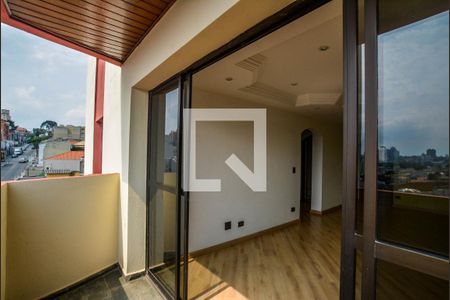 Varanda da Sala de apartamento para alugar com 3 quartos, 120m² em Parque das Nações, Santo André