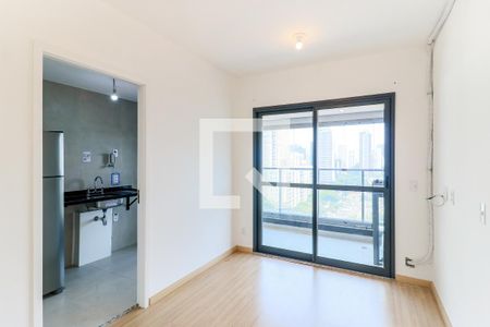 Sala de apartamento para alugar com 1 quarto, 38m² em Brooklin, São Paulo