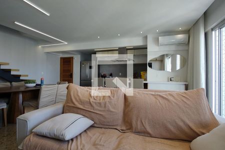 Sala de apartamento para alugar com 3 quartos, 180m² em Barra da Tijuca, Rio de Janeiro