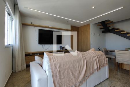 Sala de apartamento para alugar com 3 quartos, 180m² em Barra da Tijuca, Rio de Janeiro