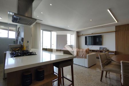 Sala de apartamento para alugar com 3 quartos, 180m² em Barra da Tijuca, Rio de Janeiro