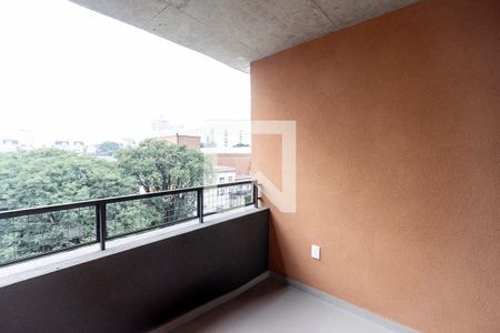 Varanda da Sala de apartamento para alugar com 1 quarto, 34m² em Perdizes, São Paulo