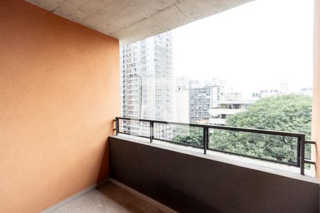 Varanda da Sala de apartamento para alugar com 1 quarto, 34m² em Perdizes, São Paulo