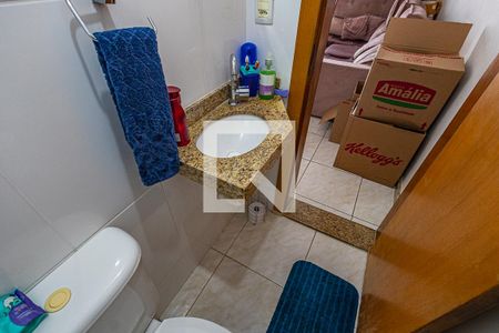 Lavabo de casa à venda com 2 quartos, 56m² em Vila Jardim Leblon, Belo Horizonte