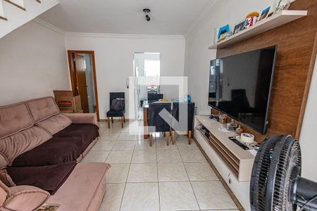 Sala de casa à venda com 2 quartos, 56m² em Vila Jardim Leblon, Belo Horizonte