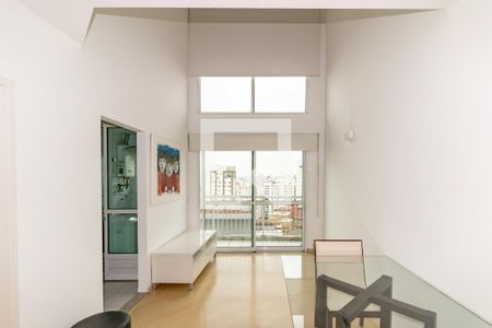 Sala de apartamento para alugar com 1 quarto, 57m² em Moema, São Paulo