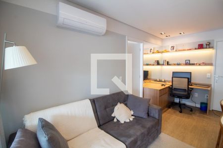 Sala de apartamento à venda com 1 quarto, 50m² em Jardim das Acacias, São Paulo