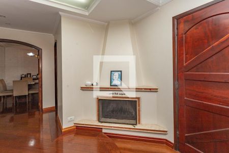 Sala - lareira de casa à venda com 4 quartos, 249m² em Centro, Diadema