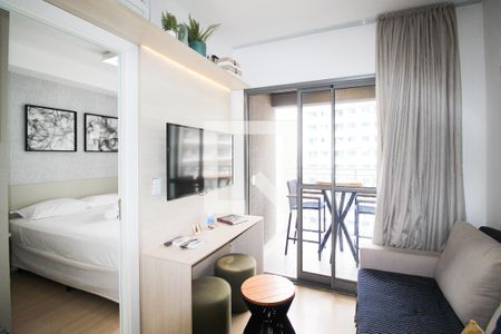 Sala de apartamento para alugar com 1 quarto, 39m² em Vila Nova Conceição, São Paulo