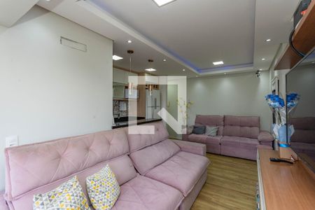 Sala  de apartamento à venda com 3 quartos, 66m² em Centro, Diadema