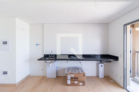 Sala e cozinha de apartamento para alugar com 1 quarto, 38m² em Bela Vista, Osasco