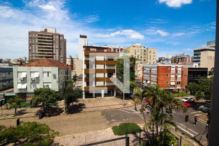 Vista da Sala de apartamento para alugar com 3 quartos, 94m² em Menino Deus, Porto Alegre