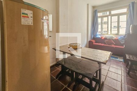 Sala de apartamento para alugar com 1 quarto, 27m² em Centro, Guarujá