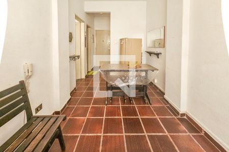 Sala de apartamento para alugar com 1 quarto, 27m² em Centro, Guarujá