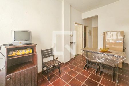 Sala de apartamento para alugar com 1 quarto, 27m² em Centro, Guarujá