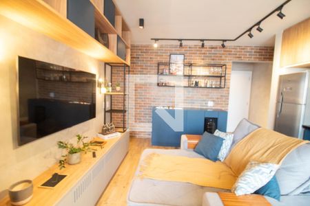 Sala de apartamento para alugar com 1 quarto, 45m² em Campo Belo, São Paulo