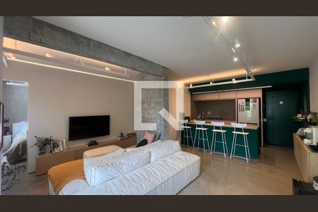 Sala de apartamento para alugar com 1 quarto, 73m² em Cerqueira César, São Paulo