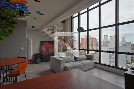 Sala de apartamento para alugar com 1 quarto, 74m² em Jardim do Salso, Porto Alegre