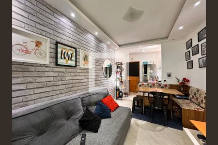 Sala de apartamento à venda com 2 quartos, 90m² em Vila Alto de Santo Andre, Santo André