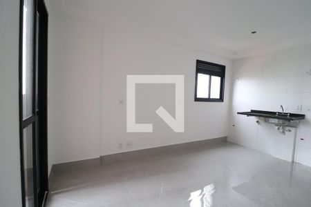 Sala de apartamento para alugar com 2 quartos, 52m² em Campestre, Santo André