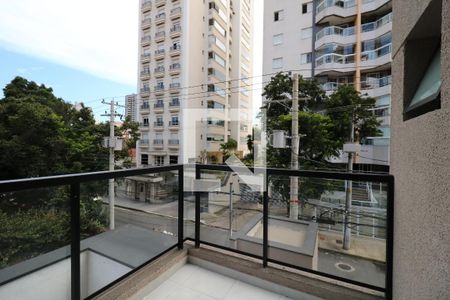 Varanda da Suíte de apartamento para alugar com 2 quartos, 52m² em Campestre, Santo André