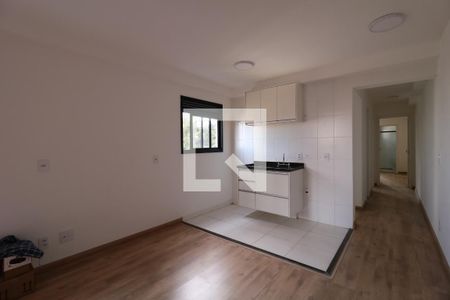 Sala e Cozinha de apartamento para alugar com 2 quartos, 52m² em Campestre, Santo André