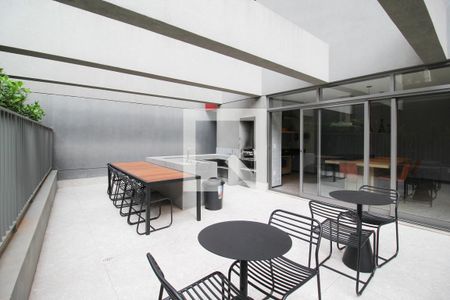 Studio para alugar com 25m², 1 quarto e sem vaga Studio para alugar com 25m², 1 quarto e sem vagaÁrea comum - Churrasqueira