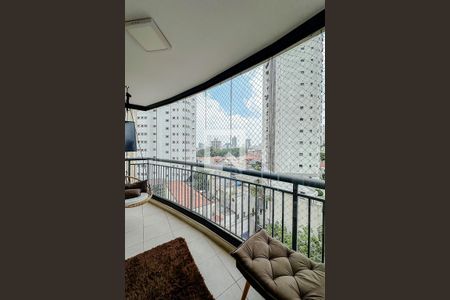 Varanda da Sala de apartamento à venda com 3 quartos, 121m² em Água Rasa, São Paulo