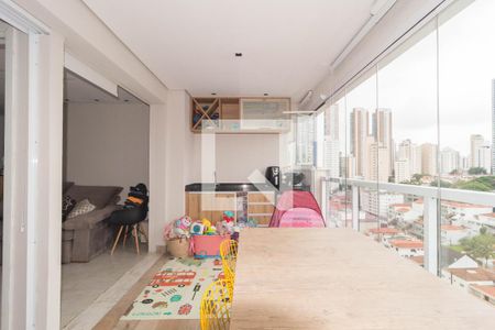 Varanda de apartamento à venda com 1 quarto, 51m² em Vila Regente Feijó, São Paulo