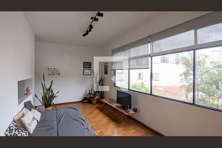 Sala de apartamento à venda com 3 quartos, 120m² em Serra, Belo Horizonte