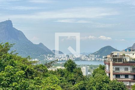 Varanda - vista de apartamento à venda com 3 quartos, 100m² em Leblon, Rio de Janeiro