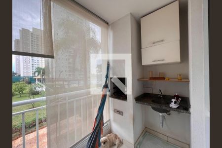 Varanda Gourmet de apartamento à venda com 2 quartos, 67m² em Vila Progresso, Campinas