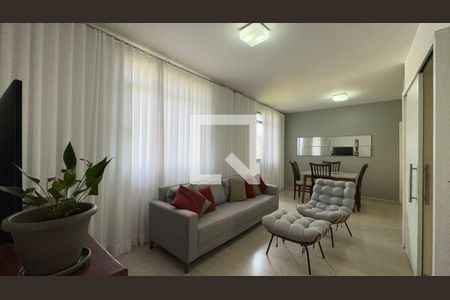 Sala de apartamento à venda com 3 quartos, 96m² em Santo Antônio, Belo Horizonte