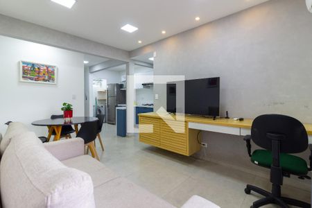 Sala de apartamento à venda com 1 quarto, 38m² em Jardim Paulista, São Paulo