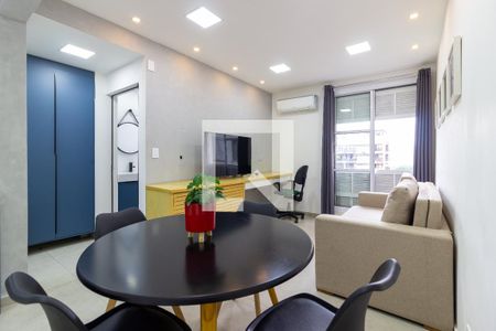 Sala de apartamento à venda com 1 quarto, 38m² em Jardim Paulista, São Paulo