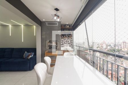 Varanda Gourmet  de apartamento à venda com 2 quartos, 71m² em Vila Esperança, São Paulo