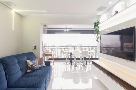 Sala  de apartamento à venda com 2 quartos, 71m² em Vila Esperança, São Paulo