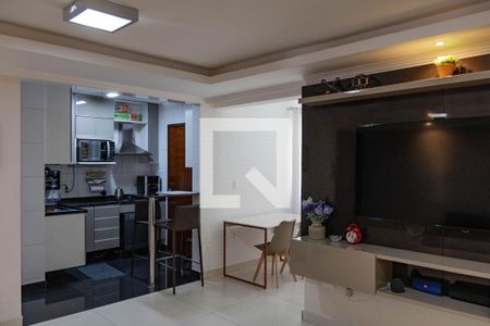 Sala de apartamento à venda com 3 quartos, 68m² em Nova Suíça, Belo Horizonte