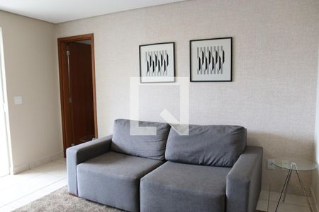 Sala de apartamento para alugar com 1 quarto, 44m² em Jardim Goiás, Goiânia