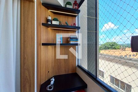 Varanda da Sala de apartamento à venda com 2 quartos, 57m² em São Bernardo, Campinas