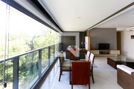 Varanda da Sala de apartamento para alugar com 3 quartos, 142m² em Jardim Fonte do Morumbi, São Paulo