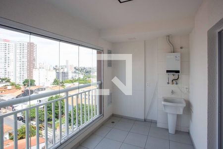 Varanda da Sala de apartamento para alugar com 2 quartos, 52m² em Centro, Diadema