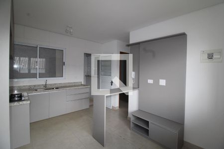 Sala / Cozinha de apartamento à venda com 2 quartos, 43m² em Carandiru, São Paulo