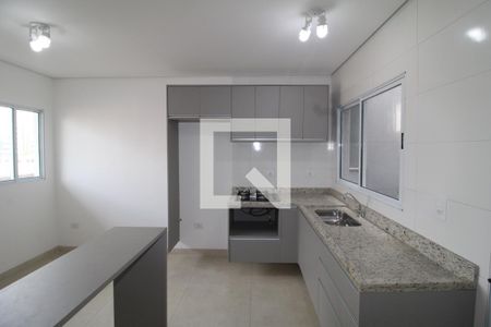 Sala / Cozinha de apartamento à venda com 2 quartos, 43m² em Carandiru, São Paulo