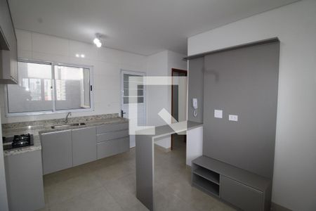 Sala / Cozinha de apartamento à venda com 2 quartos, 43m² em Carandiru, São Paulo