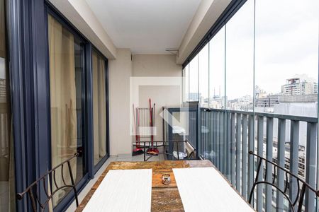 Varanda de apartamento para alugar com 1 quarto, 41m² em Bela Vista, São Paulo