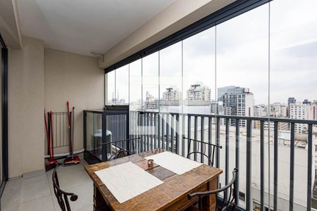 Varanda de apartamento para alugar com 1 quarto, 41m² em Bela Vista, São Paulo