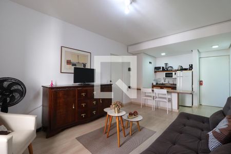 Sala de kitnet/studio para alugar com 1 quarto, 50m² em Centro, Ribeirão Preto