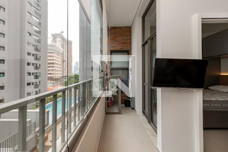 Varanda de apartamento para alugar com 1 quarto, 34m² em Jardim das Acacias, São Paulo